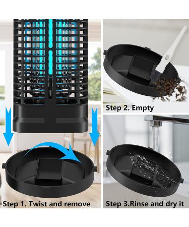 Homesuit 15W Bug Zapper - High Powered Electric Mosquito Killer | Waterproof Outdoor/Indoor Insect Trap for Home, Backyard, Patio - 4000V - Buy Online on GoSupps.com