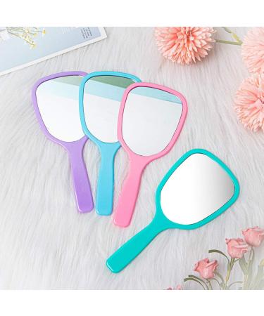 8PCS Handheld Makeup Mirrors for Travel, Camping, and Home | Portable Personal Cosmetic Mirror - Buy Online on GoSupps.com