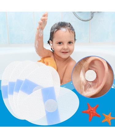 Buy Whaline 60Pcs Silicone Ear Patches - Waterproof Self-Adhesive Ear Covers for Bath Swimming & Water Sports (Blue) - International Shipping Available - Buy Online on GoSupps.com