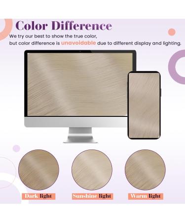Laavoo Clip In Real Hair Extensions - Blonde Remy Human Hair Hellblond 40cm 105g - 7PCs #613 - Buy Online on GoSupps.com