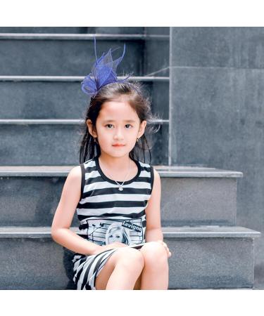 SOIMISS Black & Blue Mesh Fascinator for Weddings & Horse Racing - Perfect for Royal Ascot - Buy Online on GoSupps.com