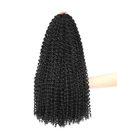 24 Inch 8 Packs Water Wave Crochet Hair for Passion Twist Braiding - Long Bohemian Spring Twist Synthetic Hair Extension (1B#) - Buy Online on GoSupps.com