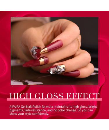 AIFAIFA Solid Cream Gel Polish Set - 4 In 1 Pudding Nail Art Paint Kit | UV Soak Off Palette for DIY Manicure | 12 Colors Holiday Gift for Women - Buy Online on GoSupps.com