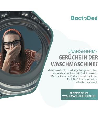 BACTODES BWash Sports Detergent 2x1L - Probiotic Liquid for Sweat & Stains | Ideal for Outdoor & Activewear - Fresh Fragrance - Buy Online on GoSupps.com