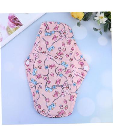 Healifty 8 Pcs Washable Cotton Period Pads - Reusable Menstrual Pads for Women - Charcoal Cloth Sanitary Napkins - Buy Online on GoSupps.com