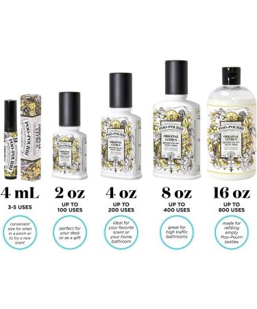 Poo-Pourri Original Scent Toilet Spray Bottle 2 Fl Oz (Pack of 2) - Citrus Freshness for Before-You-Go Elimination - Buy Online on GoSupps.com