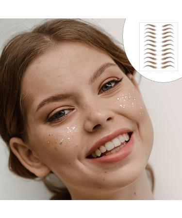  ATBUSS 8 Pcs Artificial Eyebrow Stickers Waterproof Natural Eyebrow Stickers Eyebrow Correction Stickers Suitable for Makeup Party Daily Makeup. - Buy Online on GoSupps.com