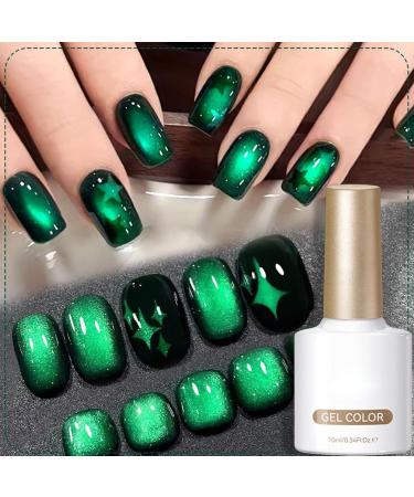 Beton Genle me Derzi Dolgu eridi | Couleur Gel Pour Manucure Des Ongles | Vernis Ongles Vert meraude Effet il de Chat | Onar m ve Yenileme in - Buy Online on GoSupps.com