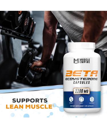 Beta-Ecdysterone Capsules for Lean Muscle Building & Strength Gains - 60 Count by Muscle Empire - Buy Online on GoSupps.com