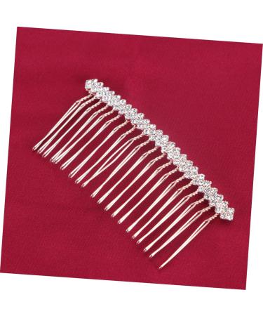 Beavorty Hair Comb Bridal Hair Clip Bride Hair Clip French Comb Bangs Hair Clip Bridal Side Comb Bridal Headpiece Hair Insert Comb Creative Hairpin Side Comb for Wedding Rhinestone Jewelry - Buy Online on GoSupps.com