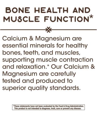 Nature's Way Calcium & Magnesium Mineral Complex - Bone Health Support - 750mg - 100 Capsules - Buy Online on GoSupps.com