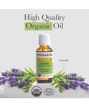 Pranarom USDA Certified Organic Lavender Essential Oil (30ml) 100% Pure Undiluted Therapeutic Grade from French Alps for Aromatherapy Diffuser Healthy Skin & Hair Massage Relaxation 1 Fl Oz (Pack of 1) - Buy Online on GoSupps.com