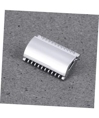 Hapinary Long-Lasting Metal Safety Razor Head | Replacement for Electric Shavers | Robust Men's Grooming Tool with Wooden Bracket - Buy Online on GoSupps.com