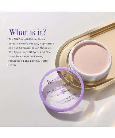Silk Smoothing Primer Balm | Poreless & Long Lasting Makeup Primer for Smooth Skin | Fills Pores & Fine Lines | 0.35 oz - Buy Online on GoSupps.com