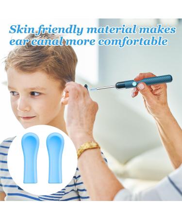100 Pieces Ear Cleaner Tips Silicone Eartips for Ear Wax Removal Compatible with Ear Wax Removal Tools Soft Flexible and Safe for All Ages Replacement Tips Set - Buy Online on GoSupps.com
