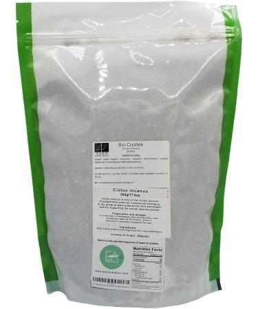 Organic Cistus Incanus - Czystek 500g 1.1lb - Albanian Herbal Tea - Buy Online on GoSupps.com