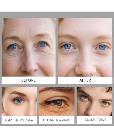  JASUBAI Set of 8 Instant Temporary Eye Firming Creams - Daily Moisturizing Care - Hydrating Eye Balm - Anti-Aging Serum to Firm and Tighten Skin - Reduces - Buy Online on GoSupps.com