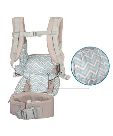 Labi Premium Cotton Baby Carrier | Ergonomic All Position Backpack with Adjustable Seat & Hood | Comfortable Infant & Toddler Wrap | Grey - Buy Online on GoSupps.com