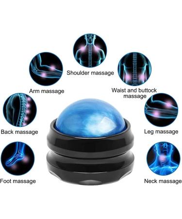 WOVTE Lacrosse Ball - Deep Tissue Self Massage Tool for Sore Muscles, Shoulders, Neck, Back, Foot - Trigger Point Release and Myofascial Release - Blue - Buy Online on GoSupps.com