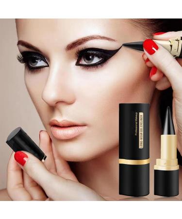 2 Pieces Black Eye Liner Waterproof Black Eye Liner Black Eye Pencil Gel Eyeliner Makeup Quick-Drying Matte Eyeliner Suitable for Daily Long-Lasting Eye Makeup (Black) - Buy Online on GoSupps.com