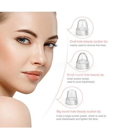 Blackhead Remover Pore Vacuum Cleaner Electric Acne Extractor Kit | LED Display, USB Rechargeable, All Skin Types | Gold - Buy Online on GoSupps.com