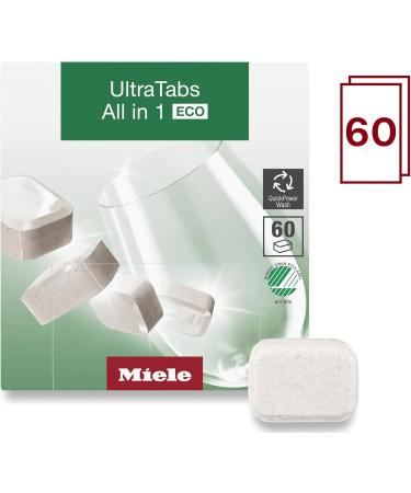 Miele UltraTabs All-in-One Dishwasher Detergent - 60 ECO Tabs Compatible with All Dishwashers - International Shipping Available - Buy Online on GoSupps.com
