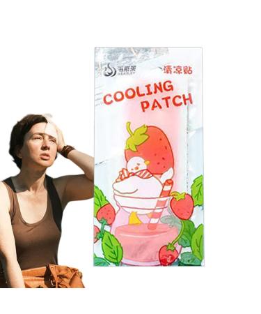 Cool Patches For Fever | Fever Patches For Adults Fruit Scent Kids Ice Pack Soft Small Ice Packs For Kids Cool Patches Portable Soothe Headache