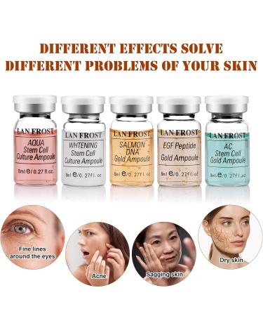 BB Facial Glow Starter Kit Serum Essence Skin Care Set 0.27oz 6 Vials Skin Care Serum for Face BB Radiance Facial Kit Mix color - Buy Online on GoSupps.com