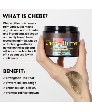 Chebe Hair Butter Chebe Powder For Hair Growth Chebe Chebe Hair Butter Hair Butter Deep Moisturization Hair Growth Products For All Hair Types Vegan Hair Oil Vegan Hair Growth Oil (Butter Texture) - Buy Online on GoSupps.com
