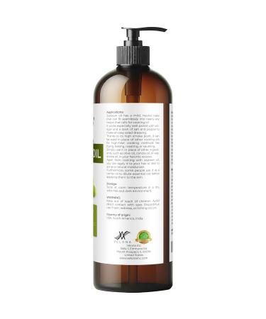 Velona Soybean Oil 16 Fl Oz | 100% Pure Natural Carrier Oil for Cooking Baking Skin & Hair Moisturizing | Refined Quality - Buy Now - Buy Online on GoSupps.com