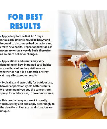 Nature's MACE Cat Repellent 1 Gallon Spray - Protects 3000 Sq. Ft. - Deters Cats from Lawn & Garden - Safe for Kids & Plants - Buy Online on GoSupps.com