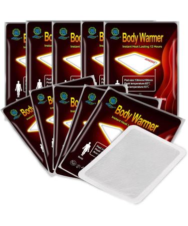 KONGDY 10 PCS Heat Patches for Neck Back Pain Relief - Disposable Heat Therapy Patches for Instant Relief - Up to 18 Hours of Heat Wraps for Joint Muscle Pain - Body Warmer - Buy Online on GoSupps.com