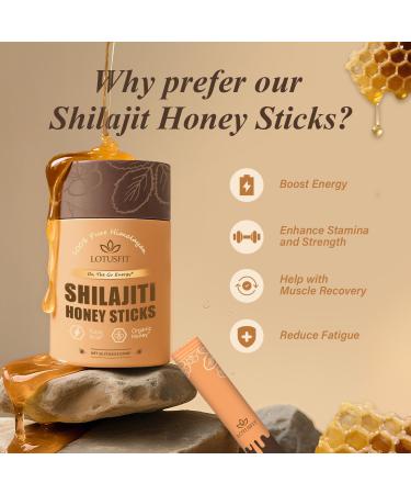 AUIXOPI Pure Shilajit |Shilajit Honey Sticks |85+ Trace Minerals Boost Energy |Enhance Immunity |shilajit for Men |30 Sticks. - Buy Online on GoSupps.com