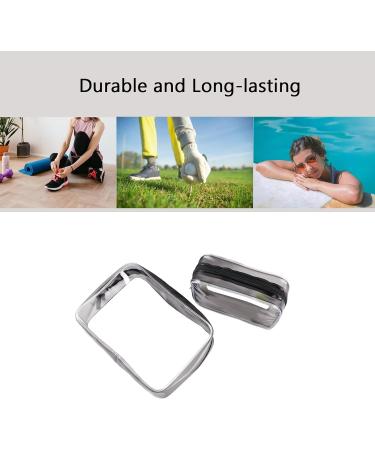 Transparent Travel Toiletry Bags - 2 Pack of Lightweight TSA-Approved Clear Pouches - Buy Online on GoSupps.com