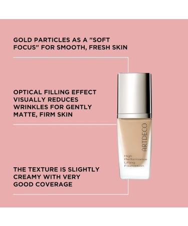 Artdeco High Performance Lifting Foundation - Liquid Makeup for Smooth Tight Skin - 30ml 15 Reflecting Vanilla | International Shipping - Buy Online on GoSupps.com