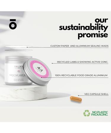 FOLIUS LABS Valerian Root 4:1 Extract Capsules 750mg Optimized Active Purity 4X Concentration Valerian Root Extract Supplement - Gluten Free Non-GMO - Promotes Relaxation - 120 Capsules - Buy Online on GoSupps.com