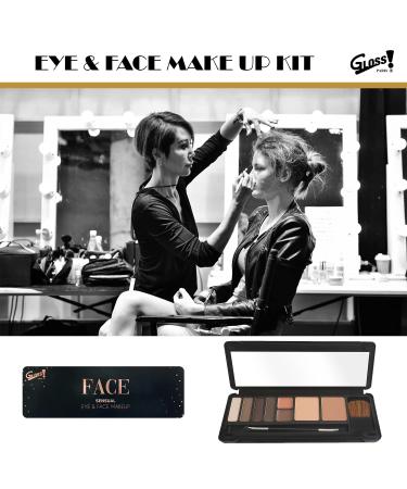 Buy Gloss! Makeup Palette - Eyes & Face with 2 Shadow Correctors | International Shipping Available - Buy Online on GoSupps.com