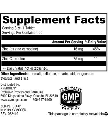 XYMOGEN PepciX - Natural Digestive Support (60 Tablets) - Buy Online on GoSupps.com