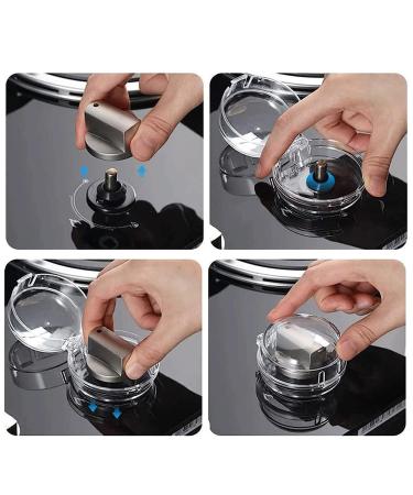 MINZHI12 STK Oven & Stove Child Lock Set | Herd Protection Buttons & Safety Fuse for Gas Stoves - Childproof Your Kitchen - Buy Online on GoSupps.com