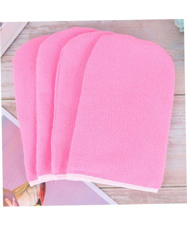 Ipetboom Hand Treatment Mitts 2 Pairs Insulated Gloves Bath Treatment Mitt Paraffin Wax Gloves Insulation Cover Hand Pink Hand Spa Cover - Buy Online on GoSupps.com