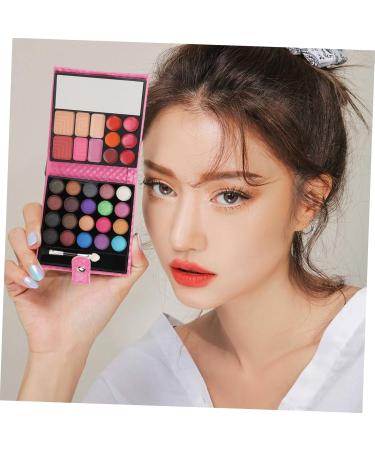 Outanaya 1pcs 32 Eyeshadow Eye Shadows Makeup Palette Eyeshadow Pallet Eye Shadow Palettes Pink - Buy Online on GoSupps.com