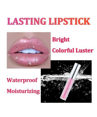 Rosarden Glitter Liquid Lipstick - Diamond Shimmer Metallic, Waterproof, Long Lasting, Moisturizing Lip Gloss for Face and Eyes - Popular Color Gloss Lipstick Cosmetics for Women - Buy Online on GoSupps.com