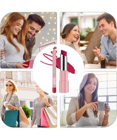 Tinted Lip Balm - Nourishing Lipstick | Waterproof Non-Sticky Matte Balm for Daily Winter Makeup for Women - Buy Online on GoSupps.com