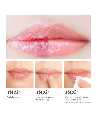 Prreal Lip Peeling - Coconut & Strawberry Fruity Sugar Scrub for Cracked Lips | Moisturizing Treatment & Dead Skin Removal - Buy Online on GoSupps.com