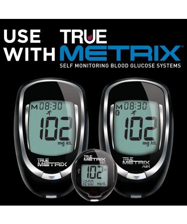 Leader True Metrix Blood Glucose Test Strips 50 Count - Self Monitoring - Box of 50 - Buy Online on GoSupps.com
