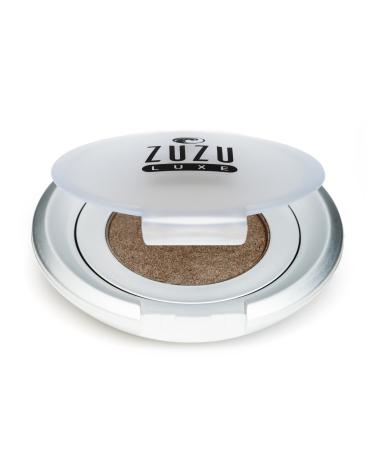 Zuzu Luxe Mineral Eyeshadow (Vixen - Sandy Taupe/Warm Shimmer)  Richly pigmented  velvety smooth formula. Natural  Paraben Free  Vegan  Gluten-free  Cruelty-free  Non GMO  0.07 oz
