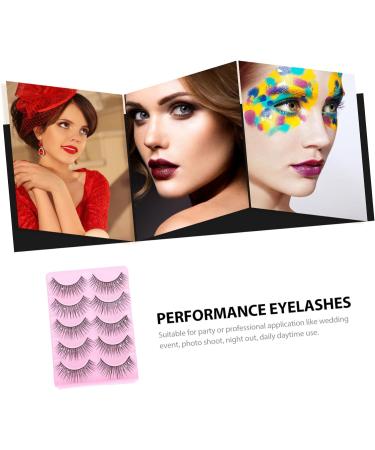 FRCOLOR 10 Pairs Fake eyelashes makeup eyelash false eyelashes for beginners Makeup Fake Eyelash eye lashes fake lashes natural Creative Eyelashes 3d artificial fiber Hardcore side drill - Buy Online on GoSupps.com