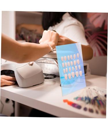 TOPPERFUN Sheet acrylic board nail photography props manicure charm nail photography accessories nail polish nail Nail ripple tool patch colorful nail photography - Buy Online on GoSupps.com