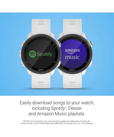 Garmin Forerunner 245 Music GPS Running Smartwatch - White | Advanced Dynamics & Music Playback - Buy Online on GoSupps.com