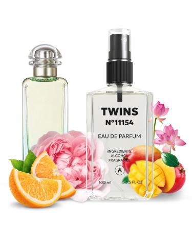 TWINS Impression of Un Jardin Sur Le Nil | Unisex Perfume for Women and Men Eau de Parfum | No.11154 | 3.4 Fl Oz / 100 ml Hermes Kelly Caleche Un Jardin Sur Le Nil Impression